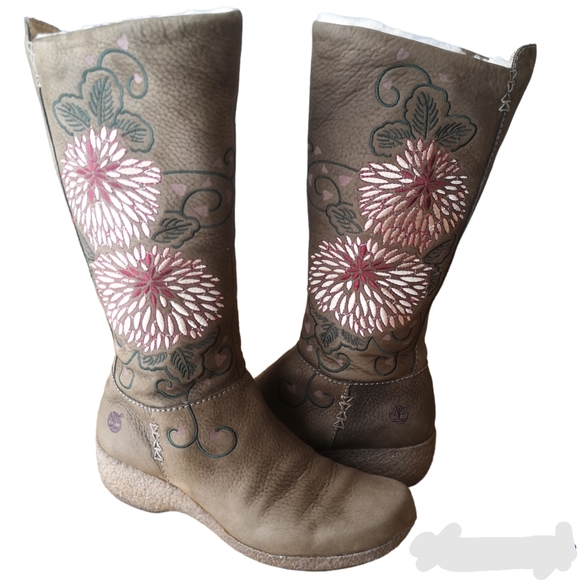 Timberland Special Limited Edition Shertang Shearling Brown Suede Leather Boots - Picture 2 of 16